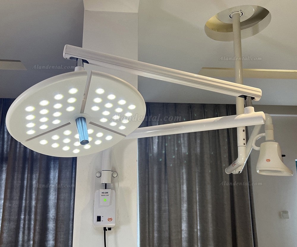 KWS KD-2036B-4 80W LED Dental Surgical Light Wall-Mounted Operating Lamp CE